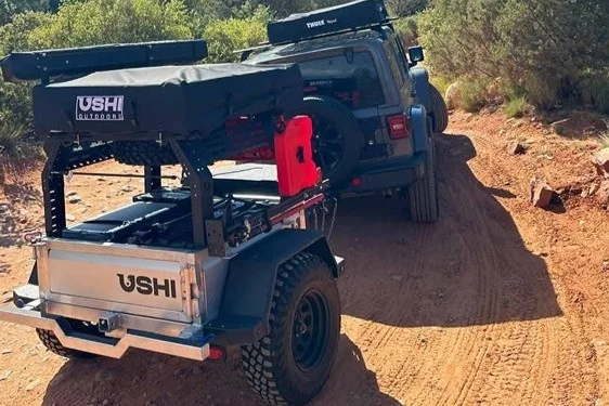 Off-road tires and stout suspension